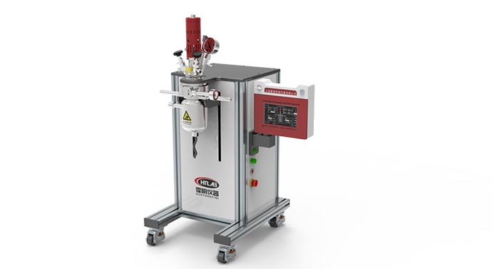 油浴主动起落反映釜案例图