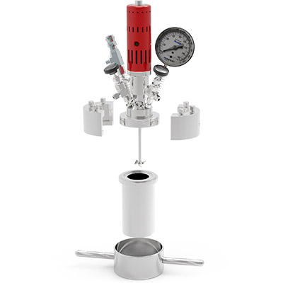 快开机器搅拌反映釜布局分化图