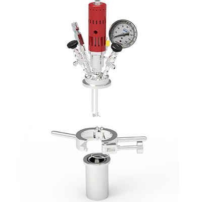 一键快开机器搅拌反映釜布局分化图