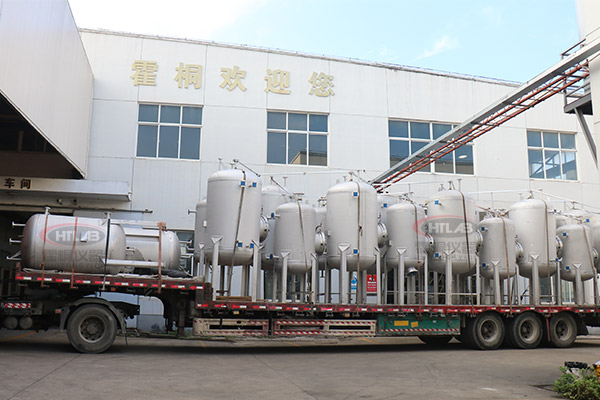 霍桐仪器产能持续扩展，营业向前迈进一大步！一多量不锈钢高压储罐、高压反映釜落成发货！消息主图